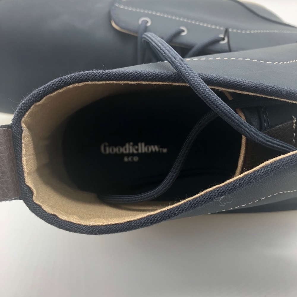 Goodfellow & Co Mens Navy Blue Louie Chukka Boots Size Us 11 NWT - Picture 8 of 9